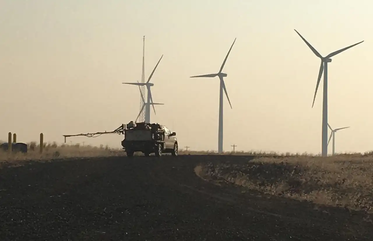 Herbicide Spraying Truck