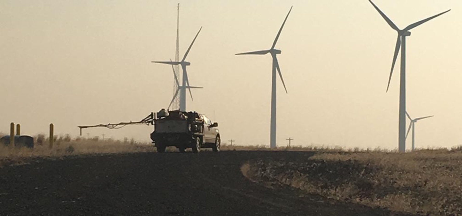 Herbicide Spraying Truck